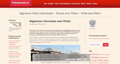 Desktop Screenshot of polenforum.nl