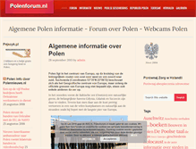 Tablet Screenshot of polenforum.nl